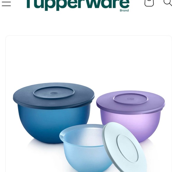 NEW (NIP) Tupperware Impressions Classic Bowls Set - Picture 3 of 3